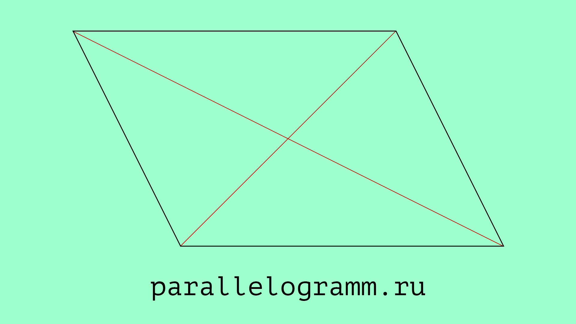 Рисунок из параллелограммов животное